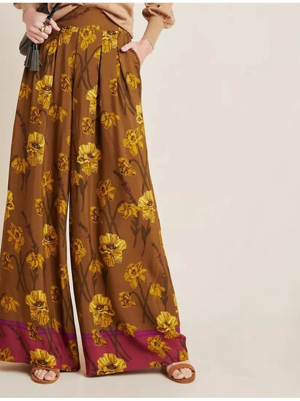 Maeve by Anthropologie Terrace floral pants